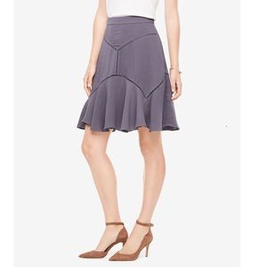Ann Taylor Cutout Seamed Skirt
